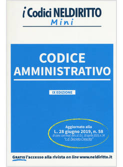 CODICE AMMINISTRATIVO