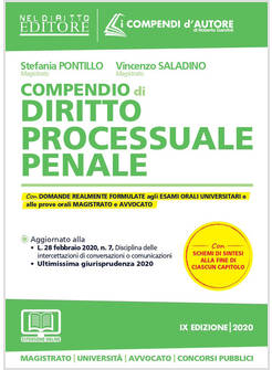 COMPENDIO DI DIRITTO PROCESSUALE PENALE. CON AGGIORNAMENTO ONLINE
