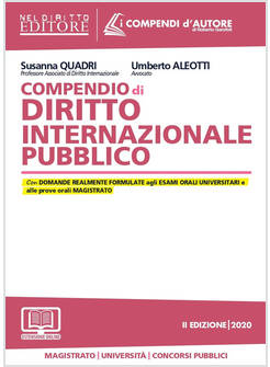 COMPENDIO DI DIRITTO INTERNAZIONALE PUBBLICO