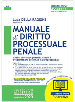MANUALE DI DIRITTO PROCESSUALE PENALE. CON CONTENUTO DIGITALE