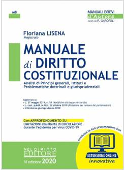 MANUALE DI DIRITTO COSTITUZIONALE. CON CONTENUTO DIGITALE PER ACCESSO ON LINE