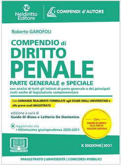 COMPENDIO DI DIRITTO PENALE