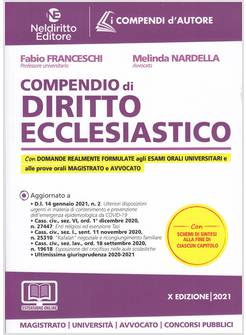 COMPENDIO DI DIRITTO ECCLESIASTICO
