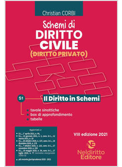 SCHEMI DI DIRITTO CIVILE (DIRITTO PRIVATO) VIII ED 2021