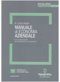 MANUALE DI ECONOMIA AZIENDALE I ED. 2021