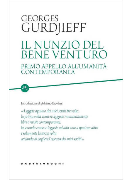 IL NUNZIO DEL BENE VENTURO PRIMO APPELLO ALL'UMANITA' CONTEMPORANEA