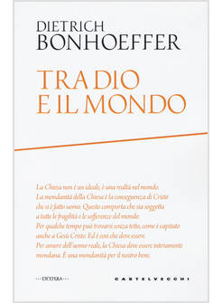 TRA DIO E IL MONDO