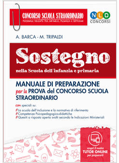 SOSTEGNO NELLA SCUOLA DELL'INFANZIA E PRIMARIA