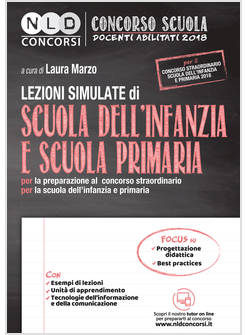 LEZIONI SIMULATE DI SCUOLA DELL'INFANZIA E SCUOLA PRIMARIA PREPARAZIONE CONCORSO