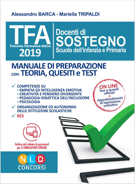 TFA SOSTEGNO SCUOLA DELL'INFANZIA E PRIMARIA