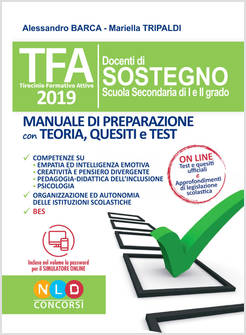 TFA SOSTEGNO SCUOLA SECONDARIA DI I E II GRADO