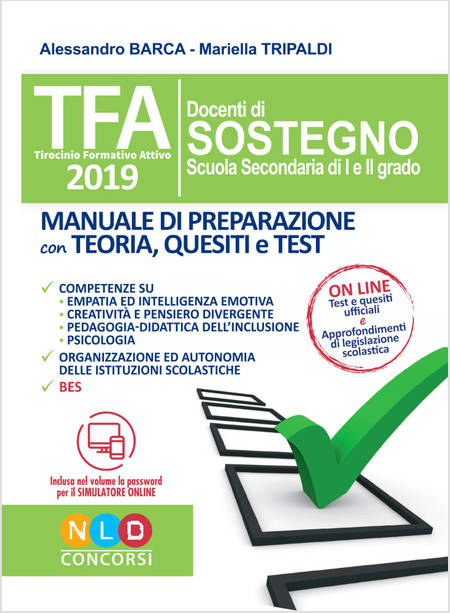 TFA SOSTEGNO SCUOLA SECONDARIA DI I E II GRADO