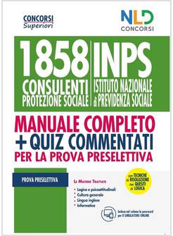 1858 CONSULENTI PROTEZIONE SOCIALE INPS MANUALE