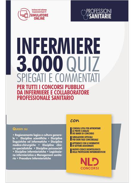 INFERMIERE 3000 QUIZ SPIEGATI E COMMENTATI 