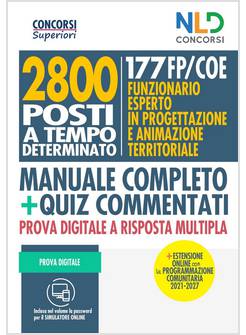 2800 POSTI A TEMPO DETERM. 177 FP/C0E MANUALE COMPLETO + QUIZ