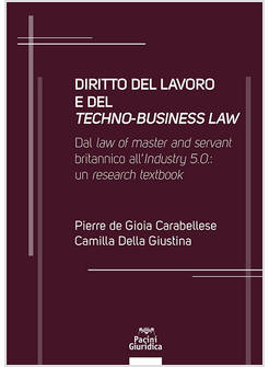 DIRITTO DEL LAVORO E DEL TECHNO - BUSINESS LAW