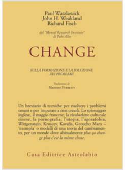 CHANGE SULLA FORMAZIONE E LA SOLUZIONE DEI PROBLEMI