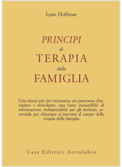 PRINCIPI DI TERAPIA DELLA FAMIGLIA