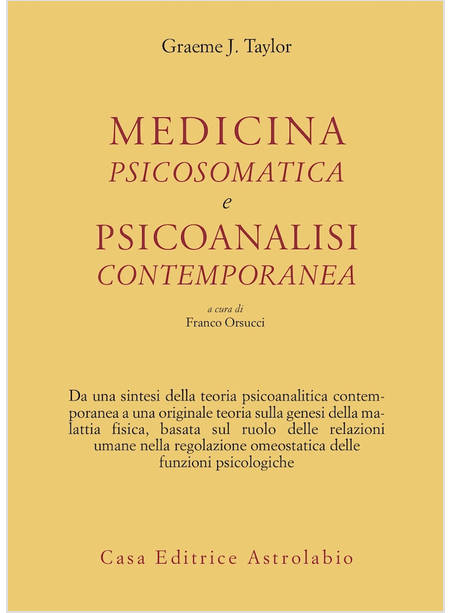 MEDICINA PSICOSOMATICA E PSICOANALISI CONTEMPORANEA