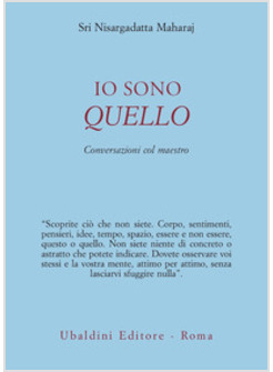 IO SONO QUELLO. CONVERSAZIONI CON IL MAESTRO