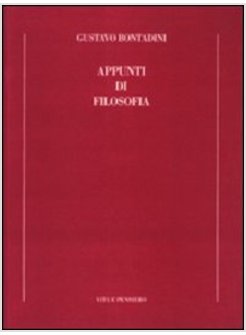 APPUNTI DI FILOSOFIA