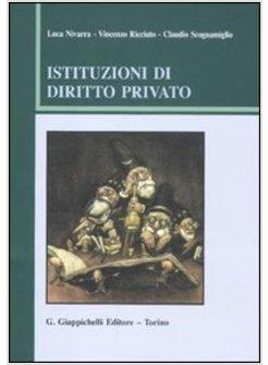 ISTITUZIONI DI DIRITTO PRIVATO