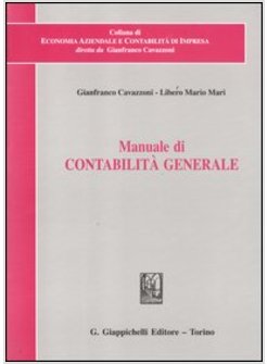 MANUALE DI CONTABILITA' GENERALE