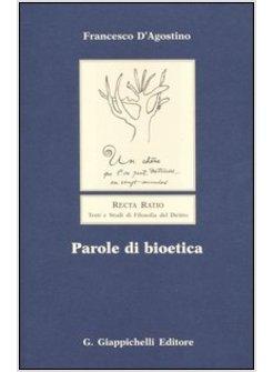 PAROLE DI BIOETICA