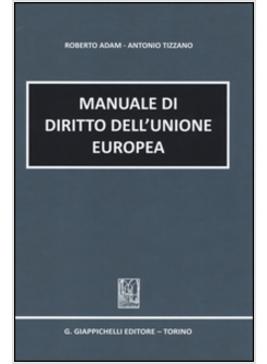 MANUALE DI DIRITTO DELL'UNIONE EUROPEA
