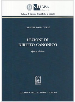 LEZIONI DI DIRITTO CANONICO 4 EDIZIONE