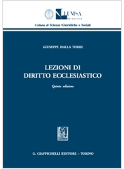 LEZIONI DI DIRITTO ECCLESIASTICO 5 EDIZIONE 2014