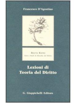 LEZIONI DI TEORIA DEL DIRITTO
