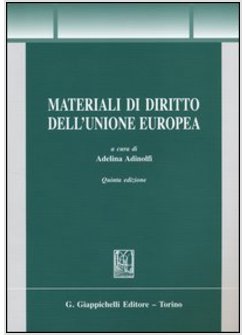 MATERIALI DI DIRITTO DELL'UNIONE EUROPEA