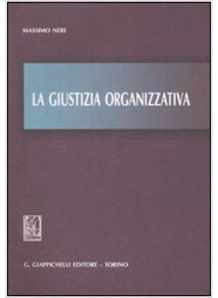 GIUSTIZIA ORGANIZZATIVA