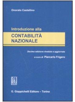INTRODUZIONE ALLA CONTABILITA' NAZIONALE