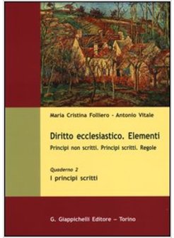 DIRITTO ECCLESIASTICO. ELEMENTI