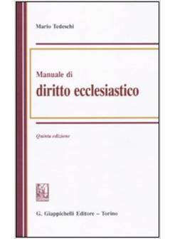 MANUALE DI DIRITTO ECCLESIASTICO