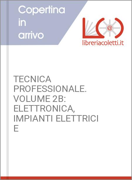 TECNICA PROFESSIONALE. VOLUME 2B: ELETTRONICA, IMPIANTI ELETTRICI E