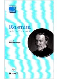 ROSMINI SCRITTI SULL'EDUCAZIONE