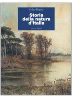 STORIA DELLA NATURA D'ITALIA