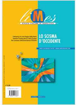 LIMES RIVISTA ITALIANA DI GEOPOLITICA 4/2026 LO SCISMA D'OCCIDENTE