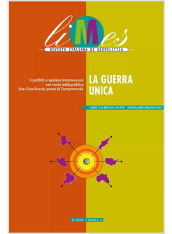 LIMES SETTEMBRE 2026 LA GUERRA UNICA