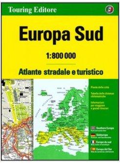 EUROPA SUD ATLANTE STRADALE E TURISTICO 1:800.000