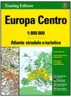 ATLANTE STRADALE D'EUROPA. CENTRO 1:800.000