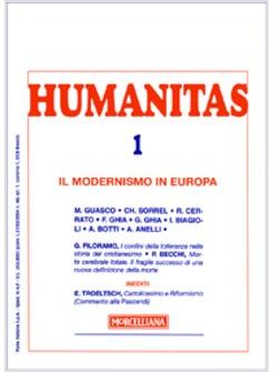 HUMANITAS 1 IL MODERNISMO IN EUROPA