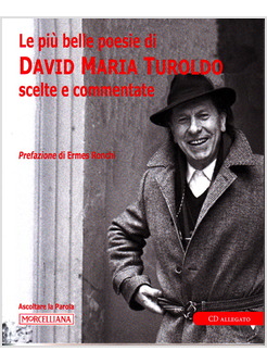 LE PIU' BELLE POESIE DI DAVID MARIA TUROLDO SCELTE E COMMENTATE