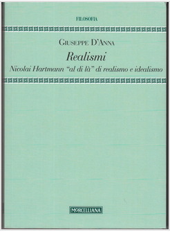 REALISMI NICOLAI HARTMANN "AL DI LA'" DI REALISMO