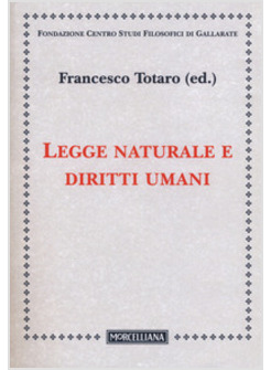 LEGGE NATURALE E DIRITTI UMANI