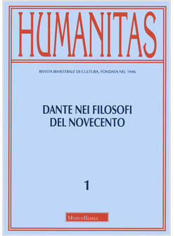 HUMANITAS 1/2021 DANTE NEI FILOSOFI DEL NOVECENTO