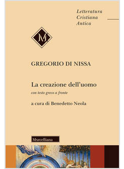 LA CREAZIONE DELL'UOMO TESTO GRECO A FRONTE 